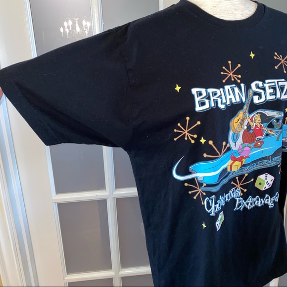 GUC Men’s size Large Brian Setzer 2007 Tour T-shirt - Picture 5 of 15